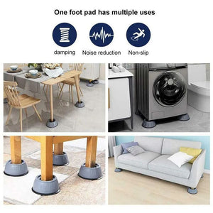 4Pcs Washer Foot Pad Anti Vibration Pads Washing Machine Holder Dryer