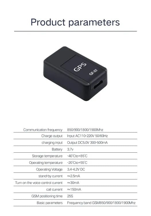 GPS Tracker Device GSM Mini SPY Real Time Tracking Locator